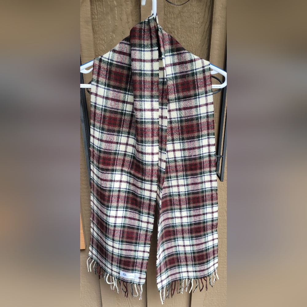 NWOT | Merino Wool Plaid/Tartan Scarf